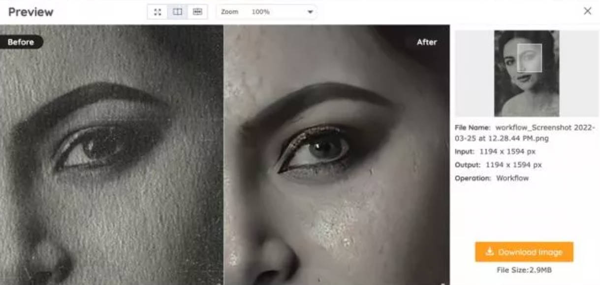 restored photo by VanceAI Photo Restorer